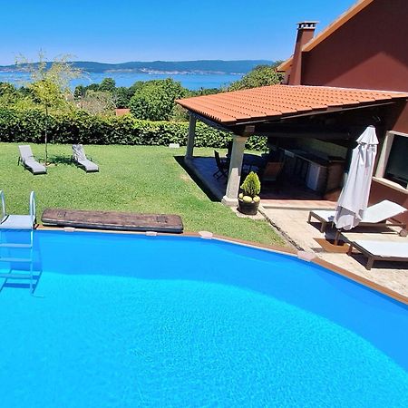Chalet Rural 400 M Playa Piscina Barbacoa Chimenea Bueu Eksteriør billede