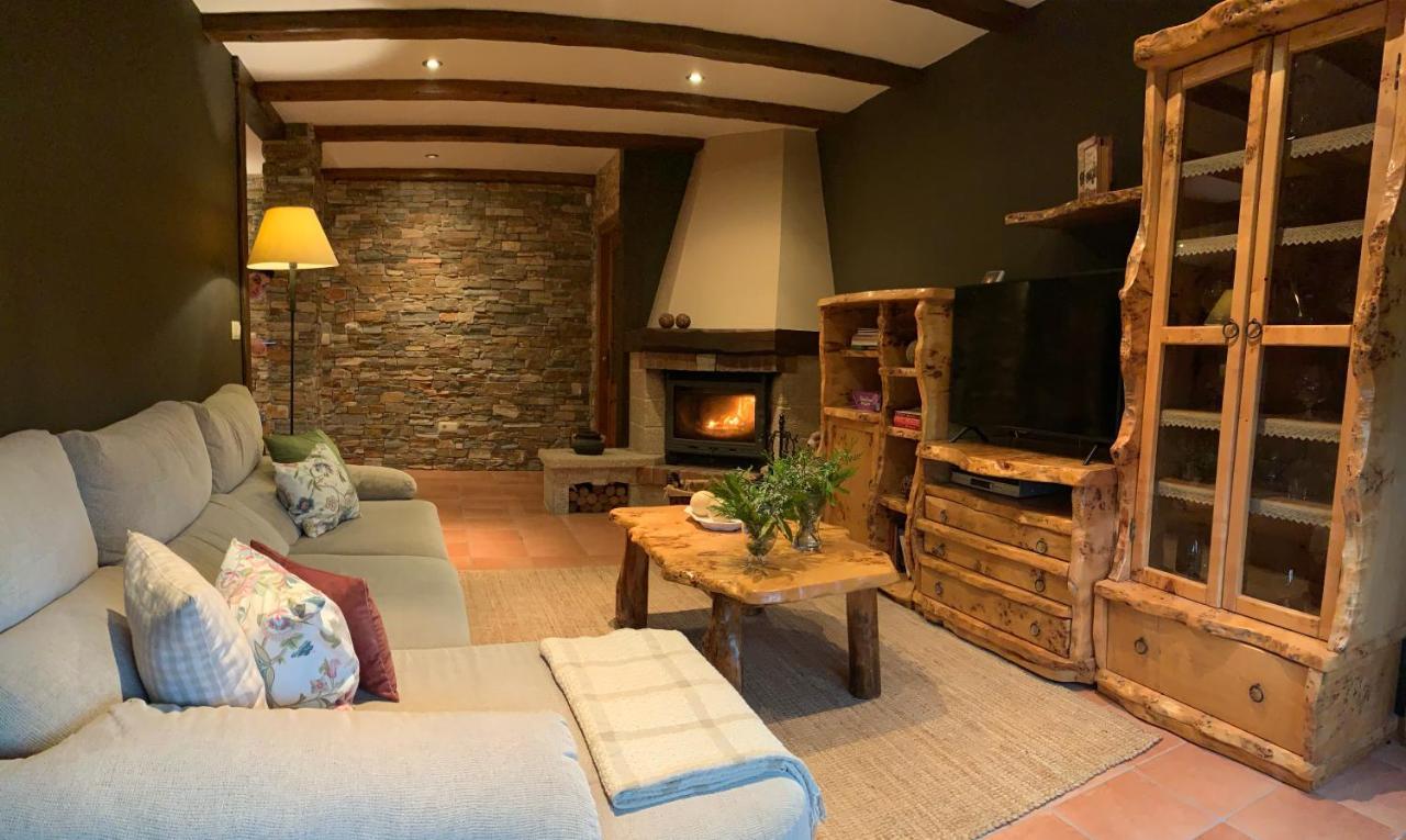 Chalet Rural 400 M Playa Piscina Barbacoa Chimenea Bueu Eksteriør billede